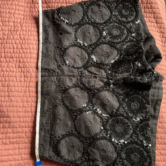 All saints eyelet/sequin shorts - Picture 6 of 7